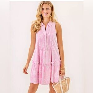 Lilly Pulitzer Caylinn sleeveless popover dress XXS (0-4)